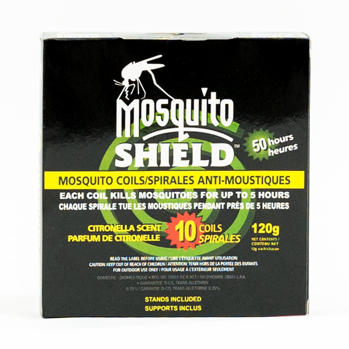 Mosquito Shield™ Mosquito Coils (50Hrs) Laboratoire GMF